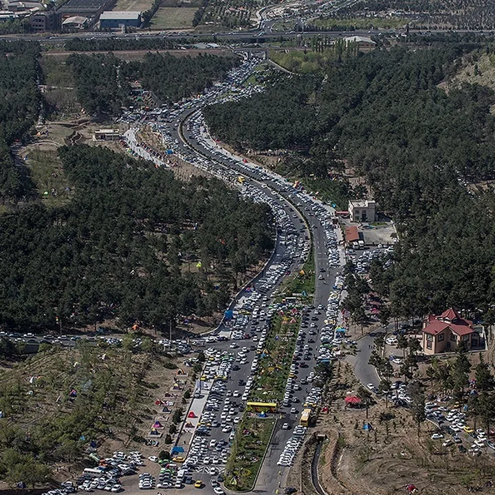 Chitgar Forest Park in Tehran
