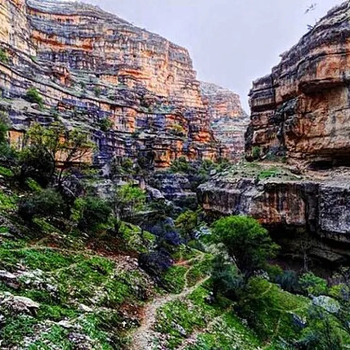 Shirez canyon in Ilam