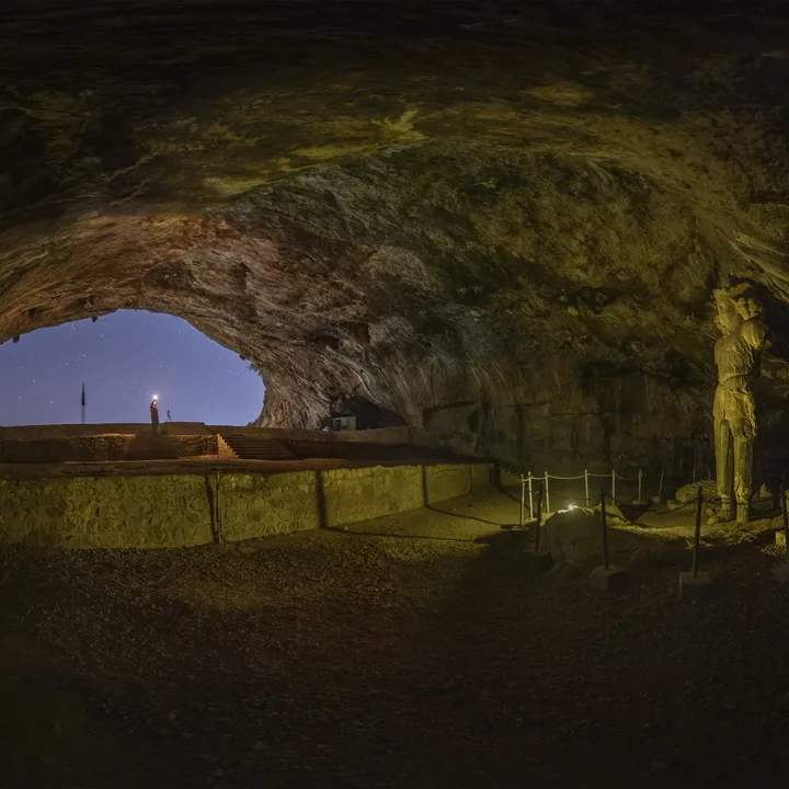 Shapur Sasani Cave in Fars
