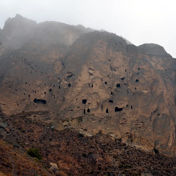 Kafir Keli cave dwellings in Mazandaran