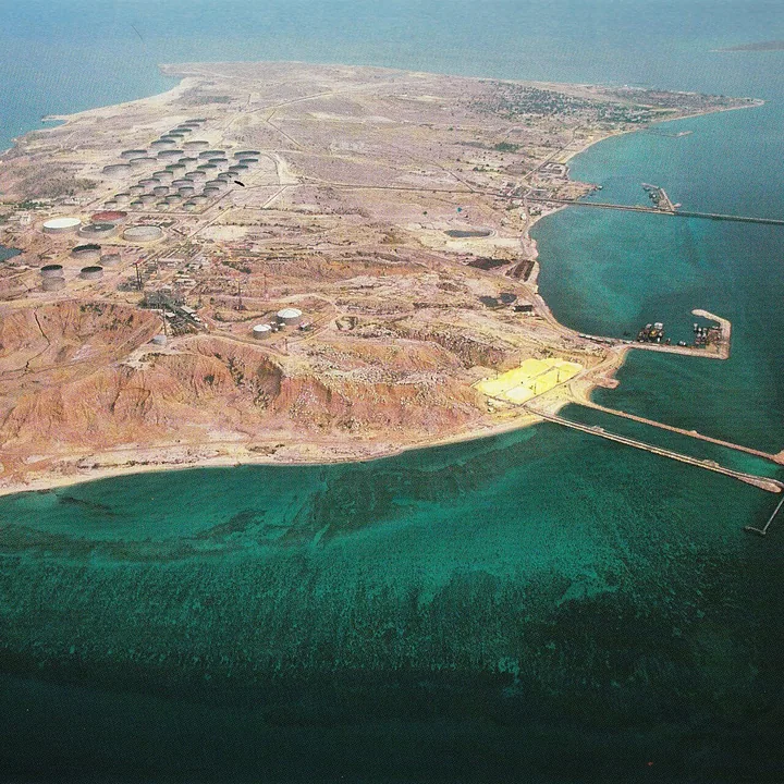 Khark Island in Bushehr