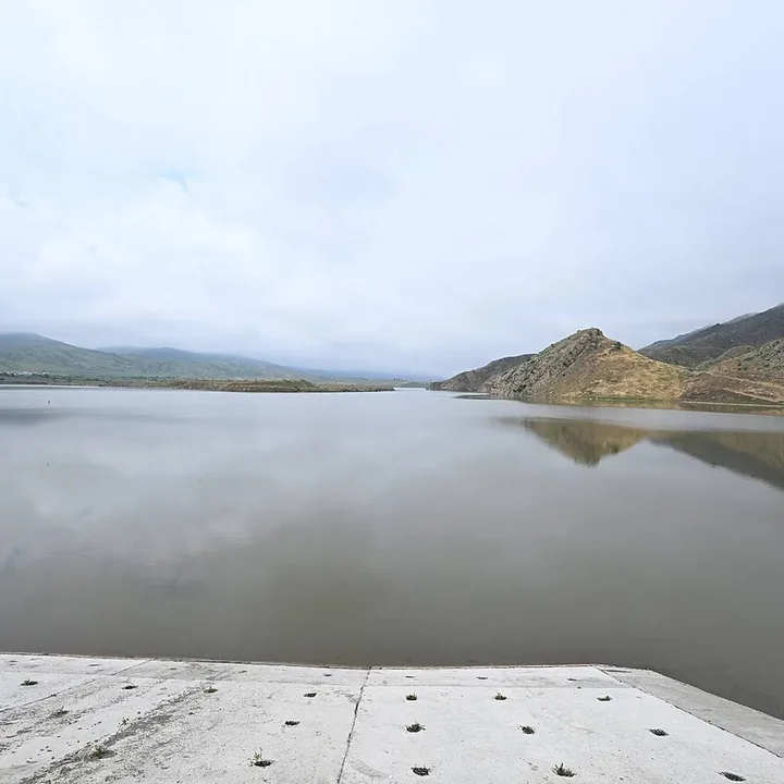 Giz Galasi Reservoir in East Azerbaijan