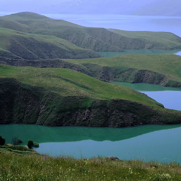 Taleghan Dam Lake in Alborz