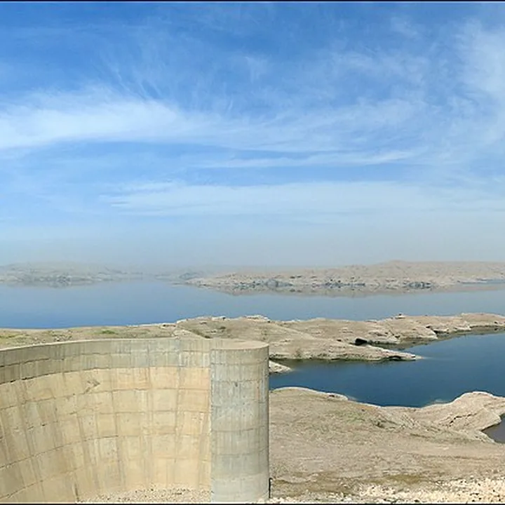 Karkheh Dam Reservoir in Khuzestan