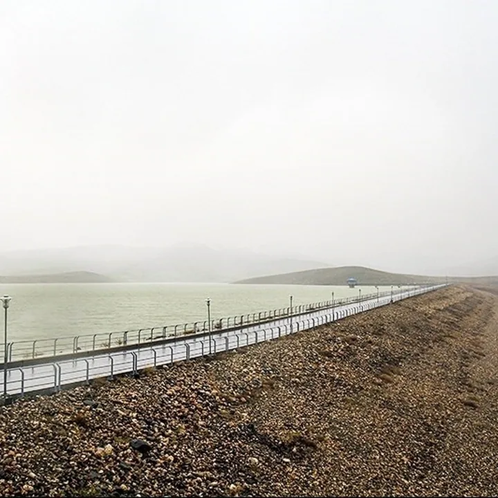 Malayer Kalan Dam Reservoir in Hamadan