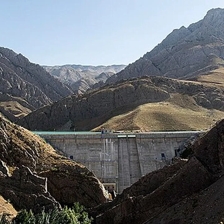 دریاچه سد زاوین in Razavi Khorasan