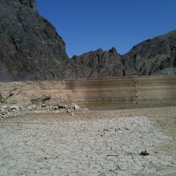 Darreh Dam Lake in South Khorasan