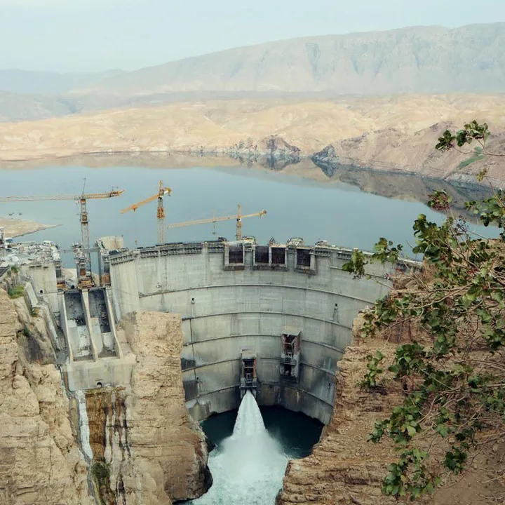Seymareh Dam Lake in Lorestan