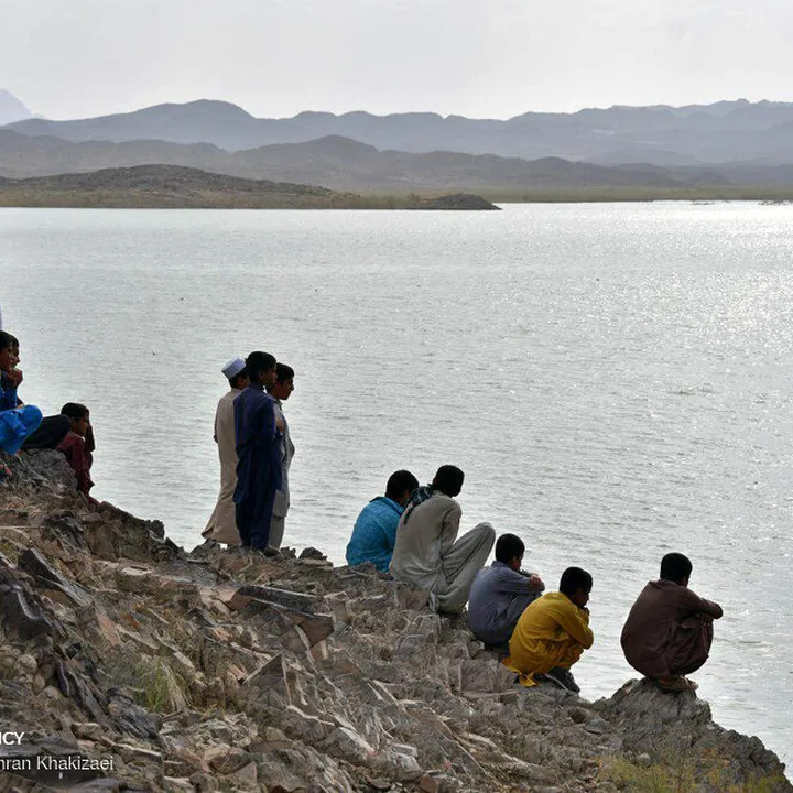 Mashkid lake in Sistan and Baluchestan
