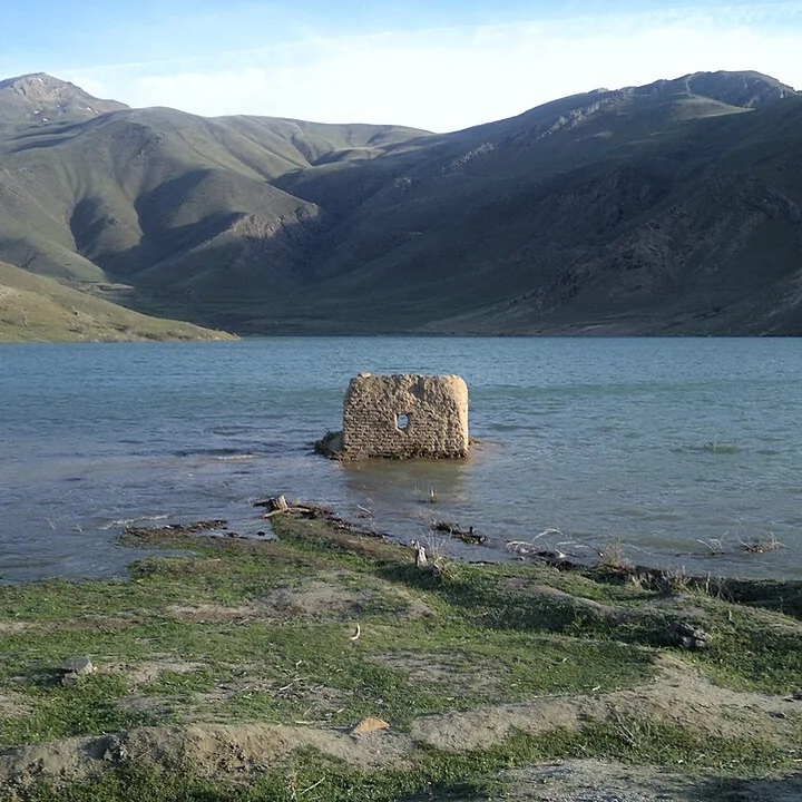 Marvak Dam Lake in Lorestan