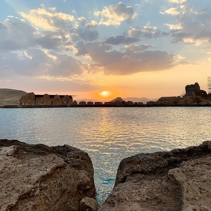 سراب تخت سلیمان in West Azerbaijan