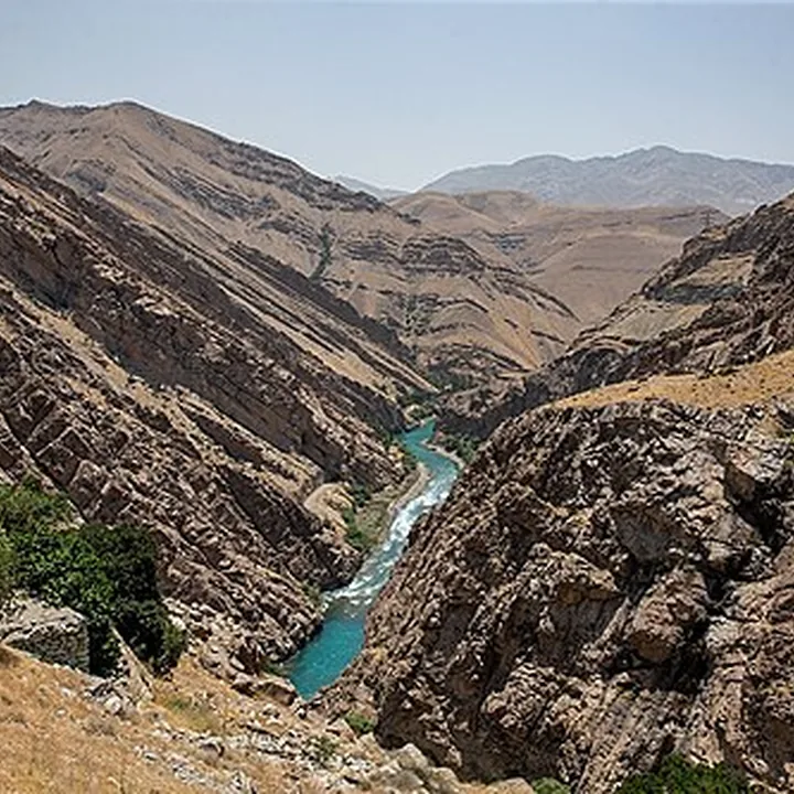 Karaj River in Tehran