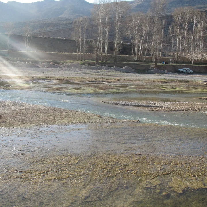 Sivand River in Fars