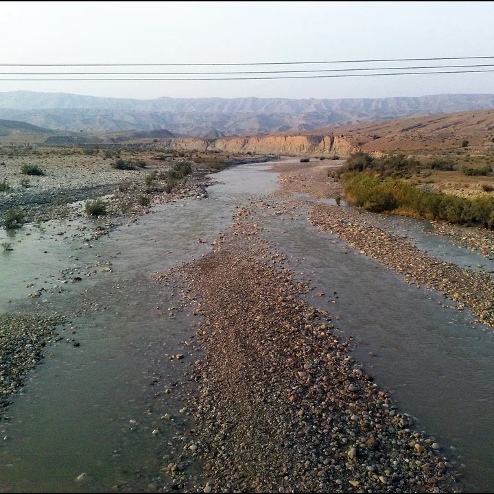 Kurdeh River in Fars