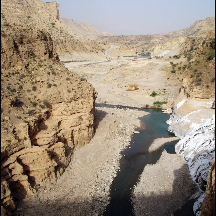 Firuzabad River in Fars