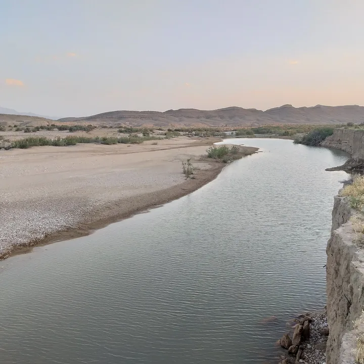 Jahrom Shur River in Fars
