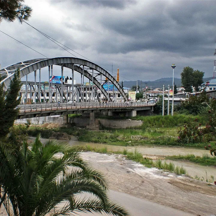 Chalus River in Mazandaran