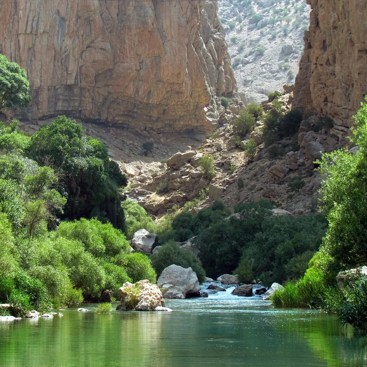 Tang-e Boraq River in Fars