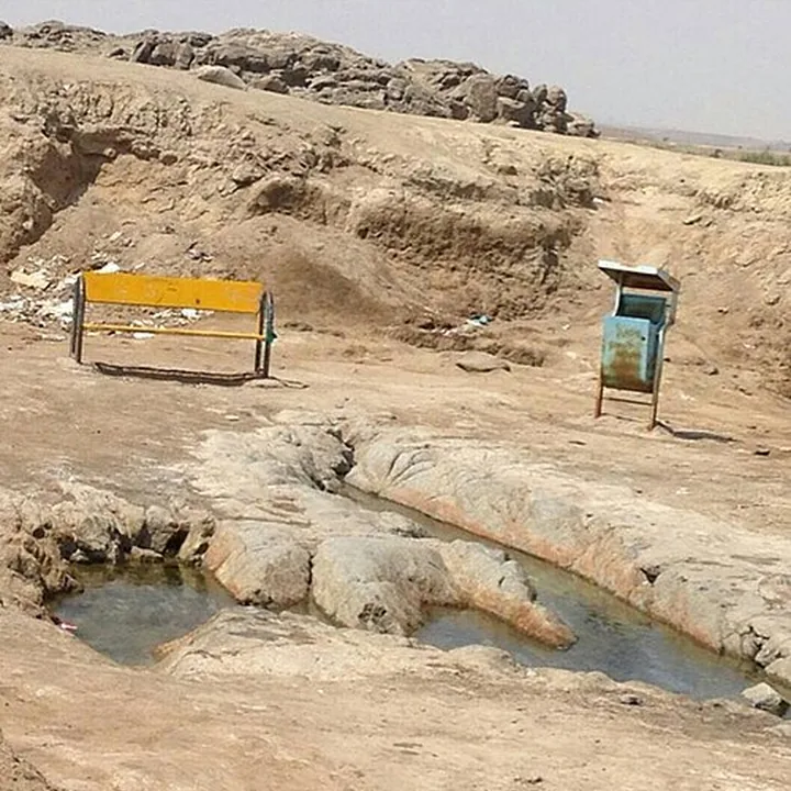 Bazman hot springs in Sistan and Baluchestan