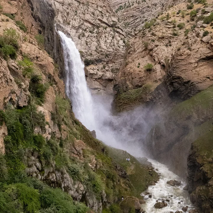 Krodikon waterfall in Chaharmahal and Bakhtiari