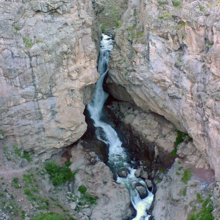 آبشار کرکبود in Alborz