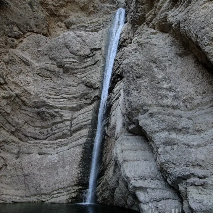 Bid Shahr Waterfall in Fars